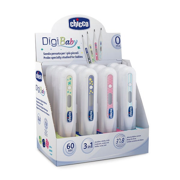 Digitales Thermometer 4 Farben sort. 1 St