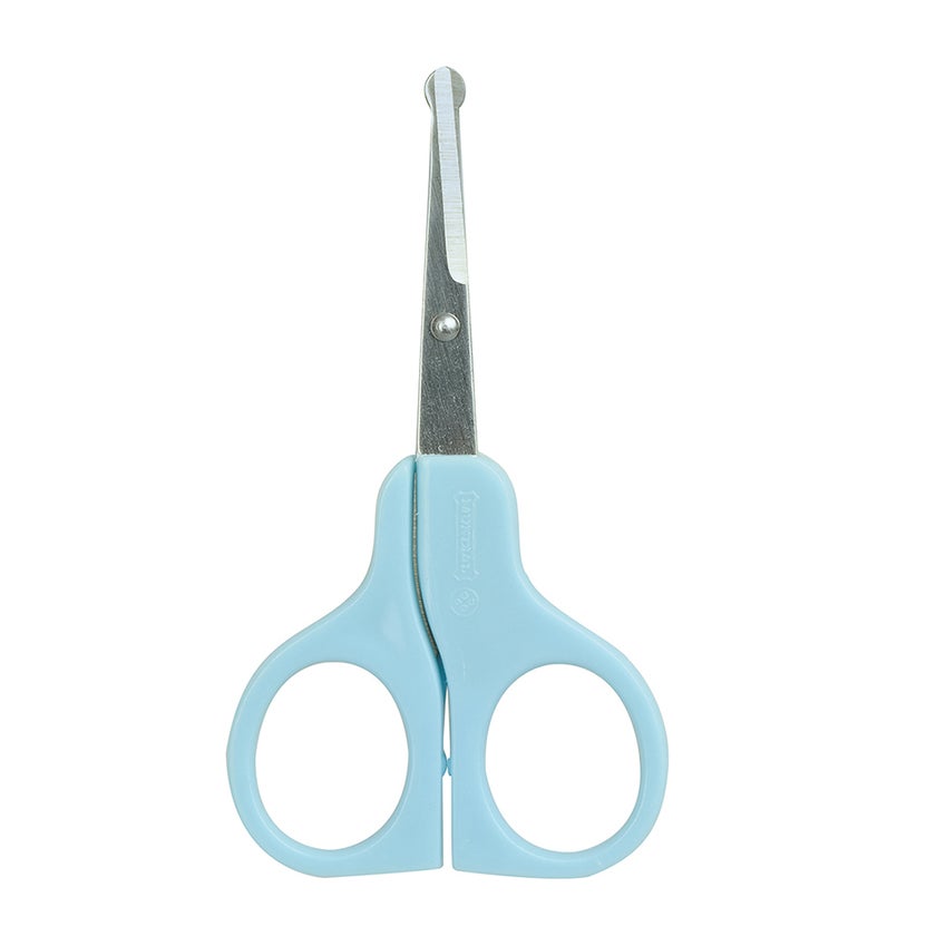 Babyschere 9 cm gebogen blau 1 St