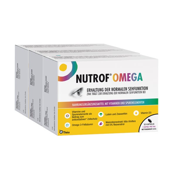 Nutrof Omega Kapseln 3X30 St