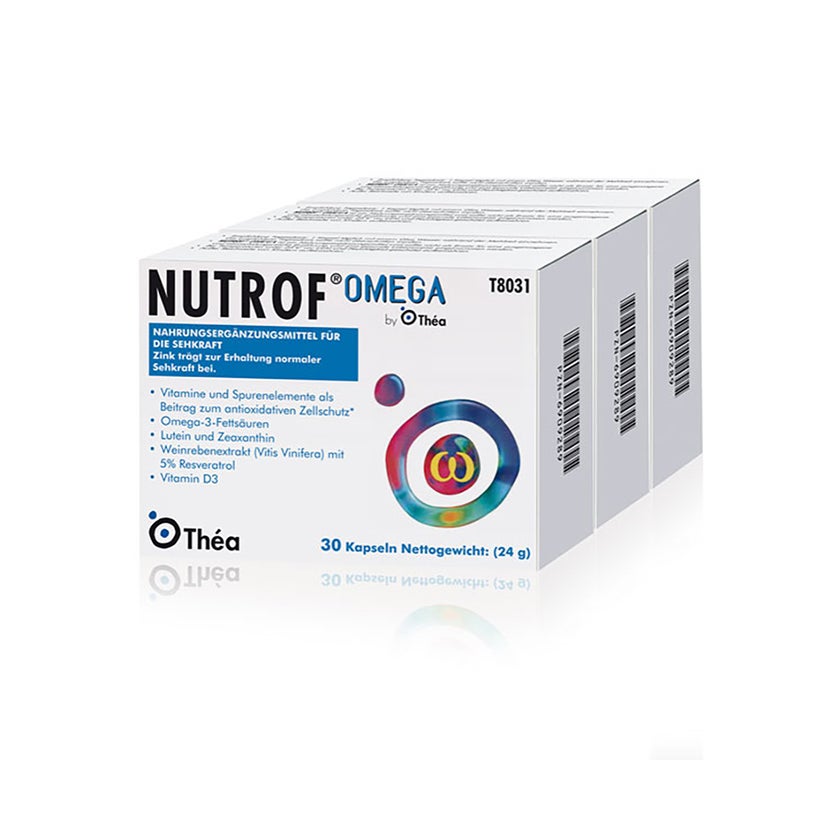 Nutrof Omega Kapseln 3X30 St