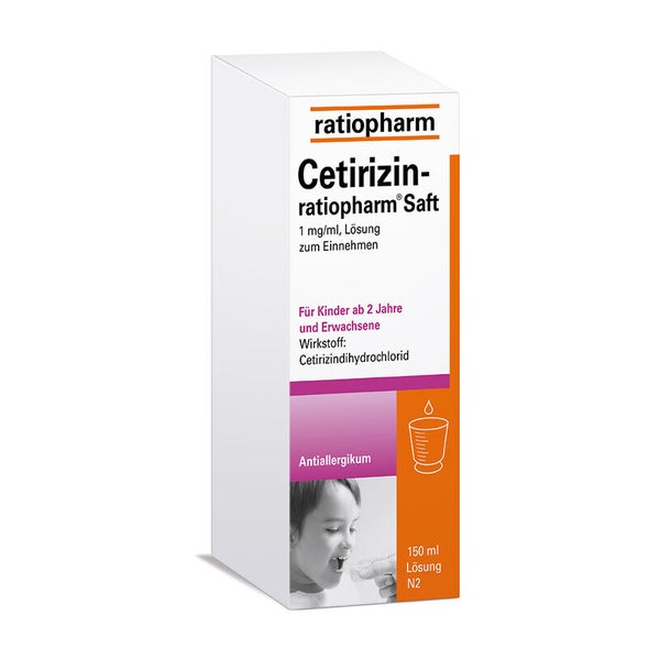 Cetirizin-ratiopharm® Saft 150 ml