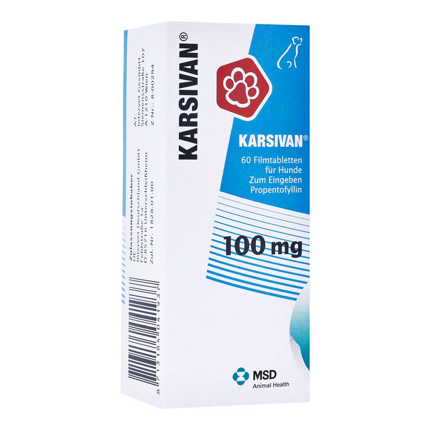 Karsivan Filmtabletten 100 mg Hunde 60 St