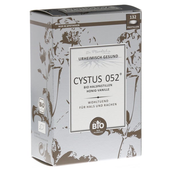 Cystus 052 Bio Halspastillen Honig Vanil 132 St