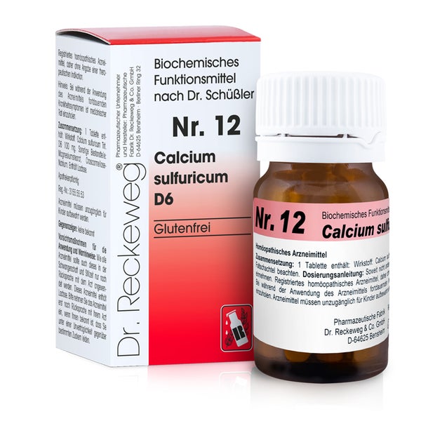 Dr. Reckeweg Schüßler Salz Nr. 12 Calcium sulfuricum D6 200 St