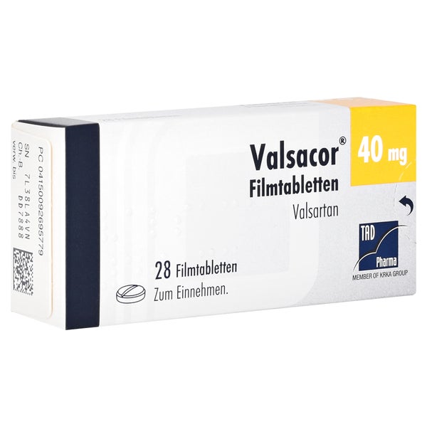 Valsacor 40 mg Filmtabletten 28 St