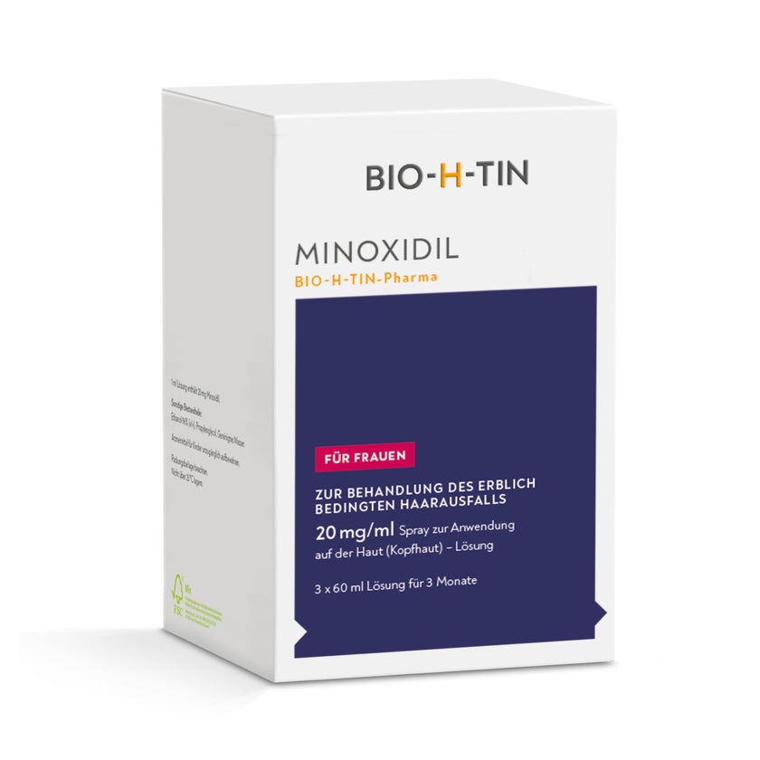 BIO-H-TIN Minoxidil 3X60 ml