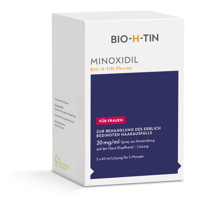 Minoxidil BIO-H-TIN Pharma 20 mg-ml 3X60 ml