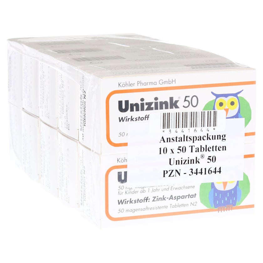 Unizink® 50 Zehnerpack 10X50 St