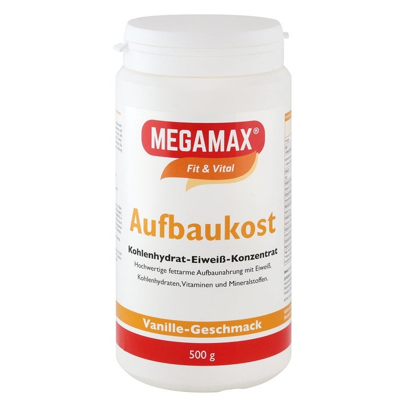 MEGAMAX® Aufbaukost Vanille 500 g