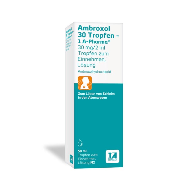 Ambroxol 30 Tropfen-1 A Pharma 50 ml