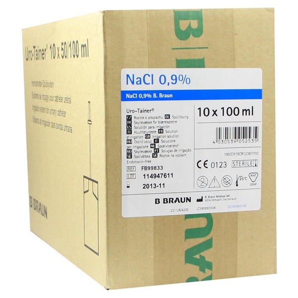 URO Tainer Natrium Chlorid Lösung 0,9% 10X100 ml