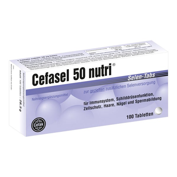 Cefasel 50 Nutri Selen-Tabs 100 St