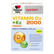 Doppelherz Vitamin D3 2000+K2 system Tab 60 St