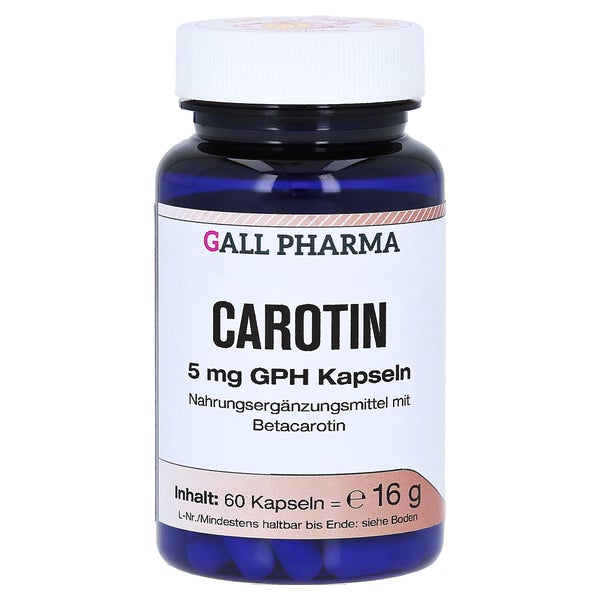 Carotin 5 mg GPH Kapseln 60 St