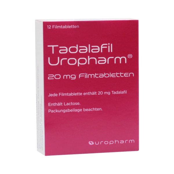 Tadalafil Uropharm 20 mg 12 St