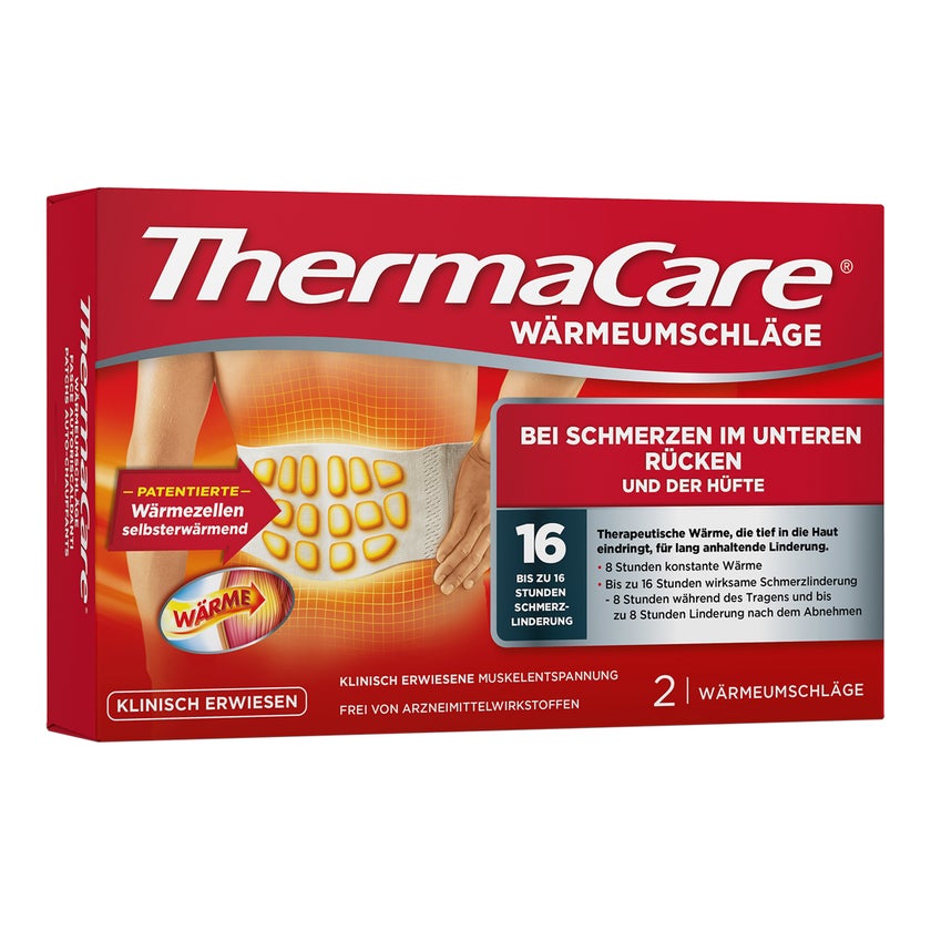 ThermaCare Wärmeumschläge Rücken & Hüfte 2 St