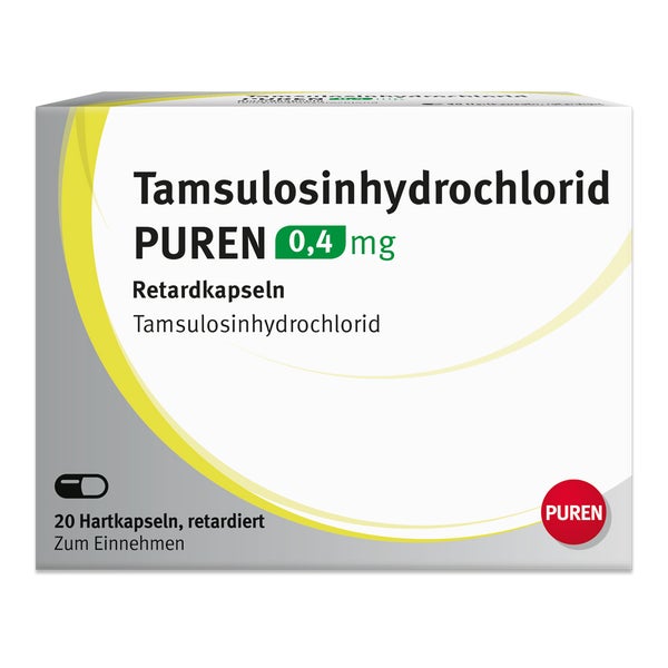 TAMSULOSINHYDROCHLORID PUREN 0,4 mg Retardkapseln 20 St