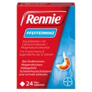 Produktabbildung: Rennie Pfefferminz 24 St