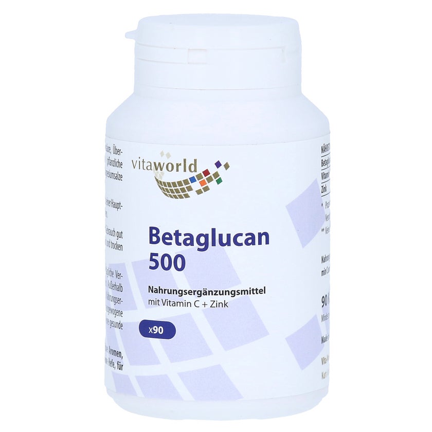 Beta-glucan 500+vitamin C+zink Kapseln 90 St