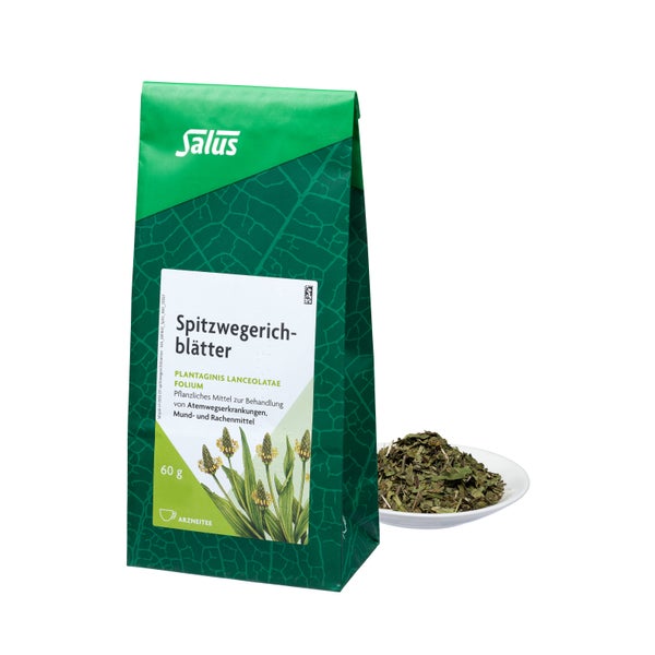 Spitzwegerichblätter Arzneitee Bio Salus 60 g