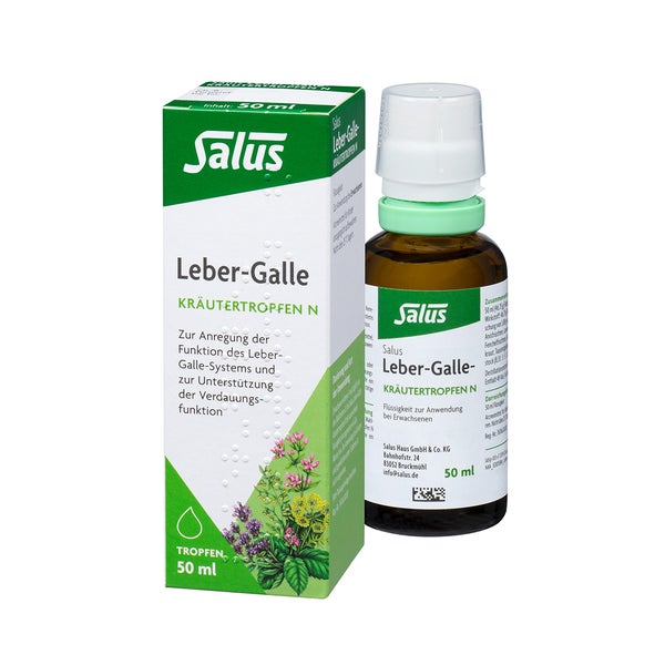 Leber Galle Kräutertropfen N Salus 50 ml