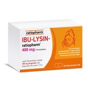 Produktabbildung: IBU-LYSIN-ratiopharm® 400 mg Filmtabletten 50 St