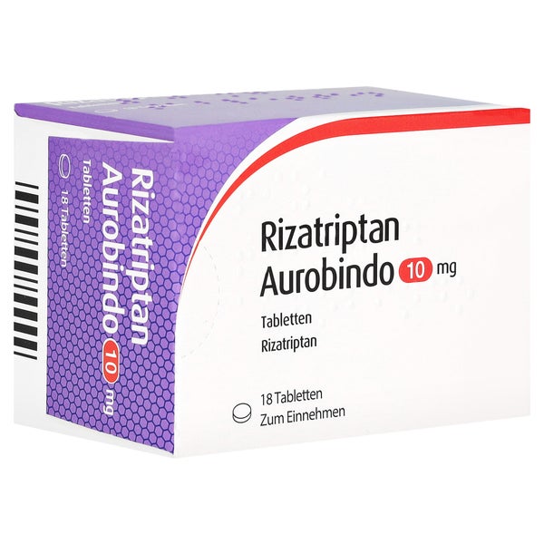 Rizatriptan Aurobindo 10 mg Tabletten 18 St