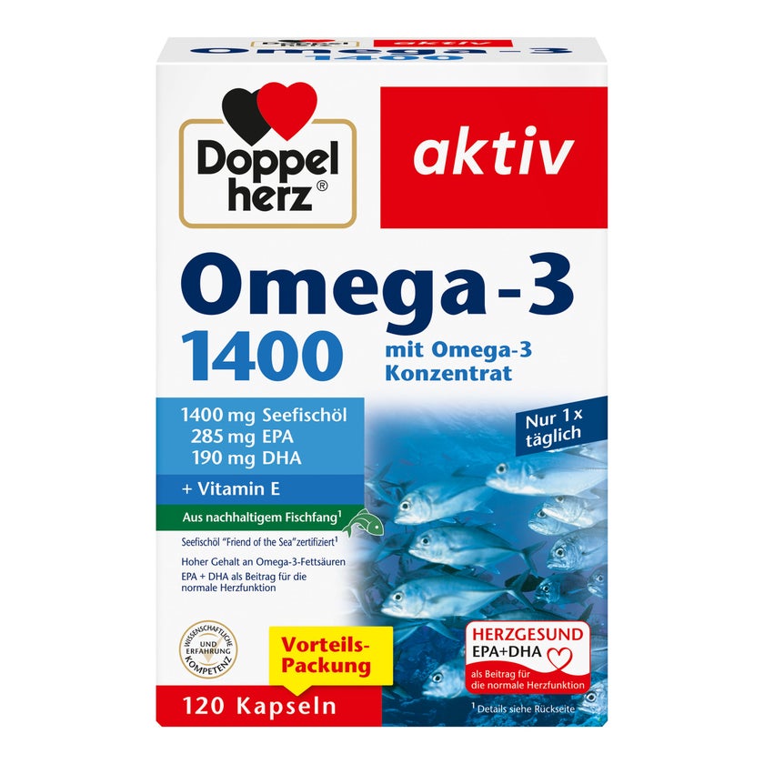 Doppelherz® aktiv Omega-3 1.400 120 St