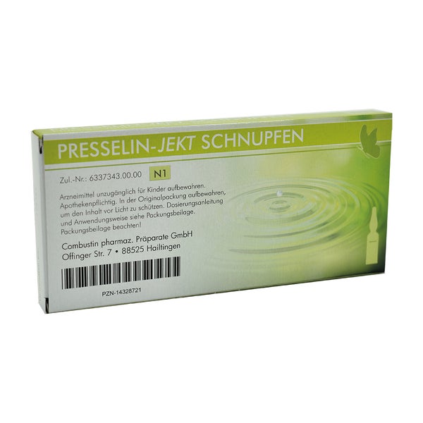 Presselin-jekt Schnupfen Ampullen 10X1 ml
