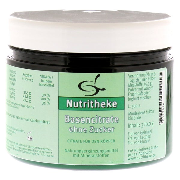 Basen Citrate N ohne Zucker Pulver 320 g