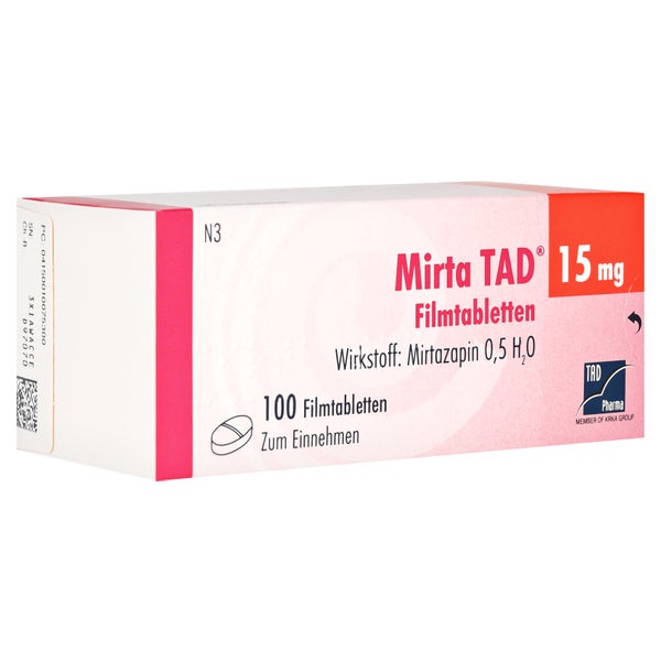 Mirta TAD 15 mg Filmtabletten 100 St