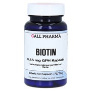 Produktabbildung: Biotin 0,45 mg GPH Kapseln 60 St