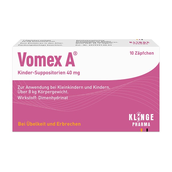 Vomex A Kinder Suppositorien 10 St