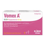 Produktabbildung: Vomex A Kinder Suppositorien 10 St