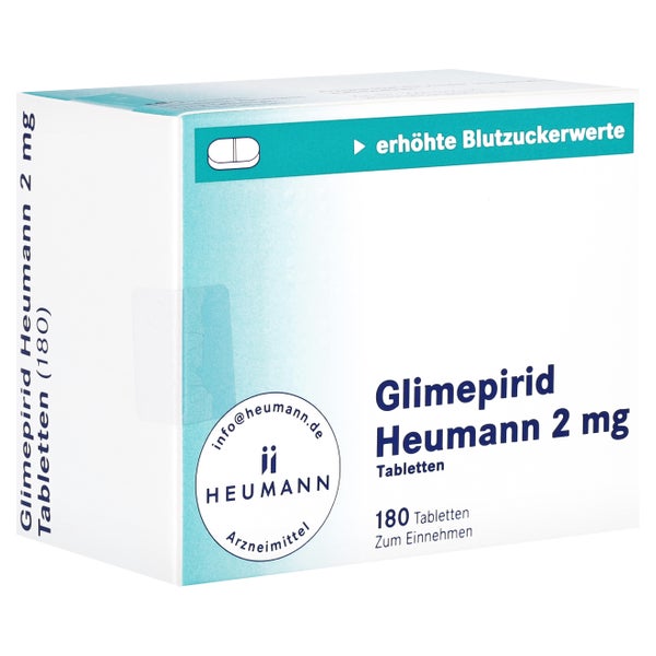 Glimepirid Heumann 2 mg Tabletten 180 St