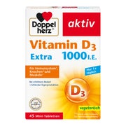 Produktabbildung: Doppelherz aktiv Vitamin D 1.000 I.E. Extra 45 St