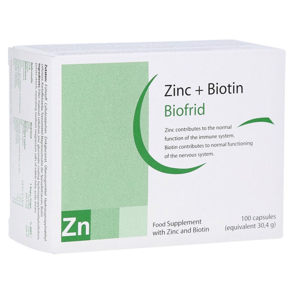 Zink+biotin Kapseln 100 St