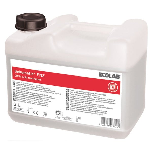Ecolab Sekumatic FNZ Neutralisator auf Zitronensäurebasis - 5 l - Kanister 5 l