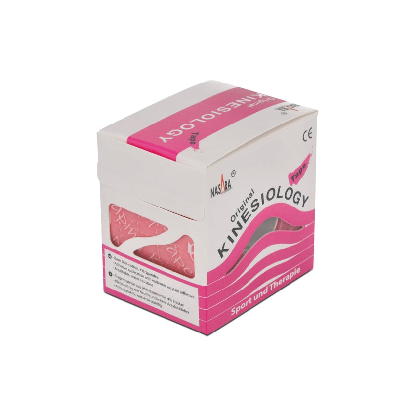 Nasara Kinesiotape 5 cmx5 m pink 1 St