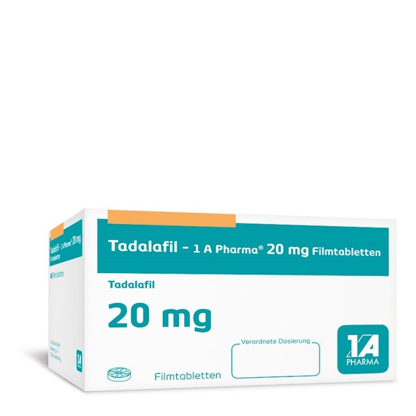 Tadalafil-1a Pharma 20 mg Filmtabletten 12 St