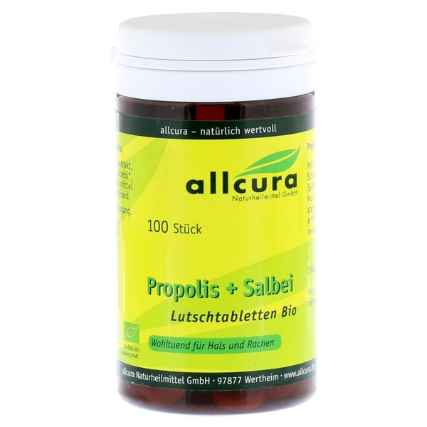 Propolis Salbei Lutschtabletten Bio 100 St