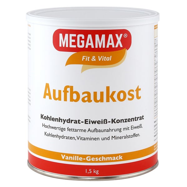 MEGAMAX AUFBAUKOST VANILLE 1,5 kg