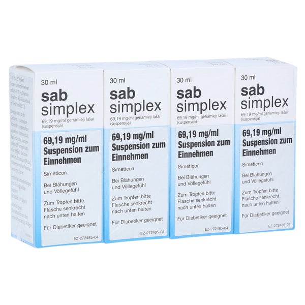 SAB Simplex Suspension zum Einnehmen - Reimport 4X30 ml