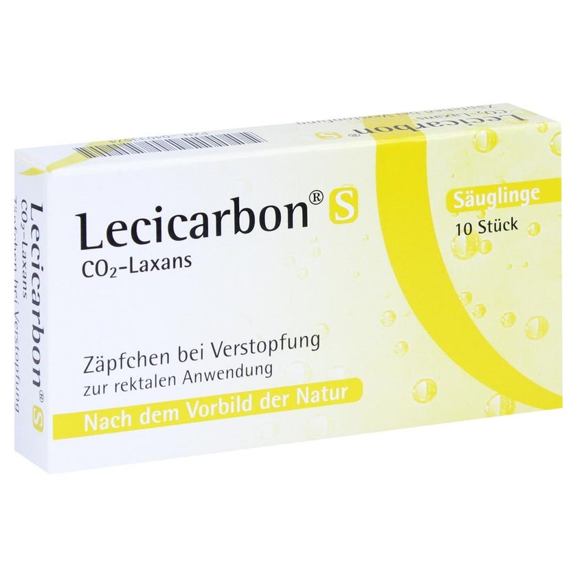 Lecicarbon S CO2 Laxans Suppositorien 10 St