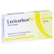 Lecicarbon S CO2 Laxans Suppositorien 10 St