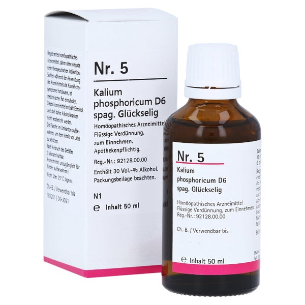 NR.5 Kalium Phosphoricum D 6 spag.Glücks 50 ml