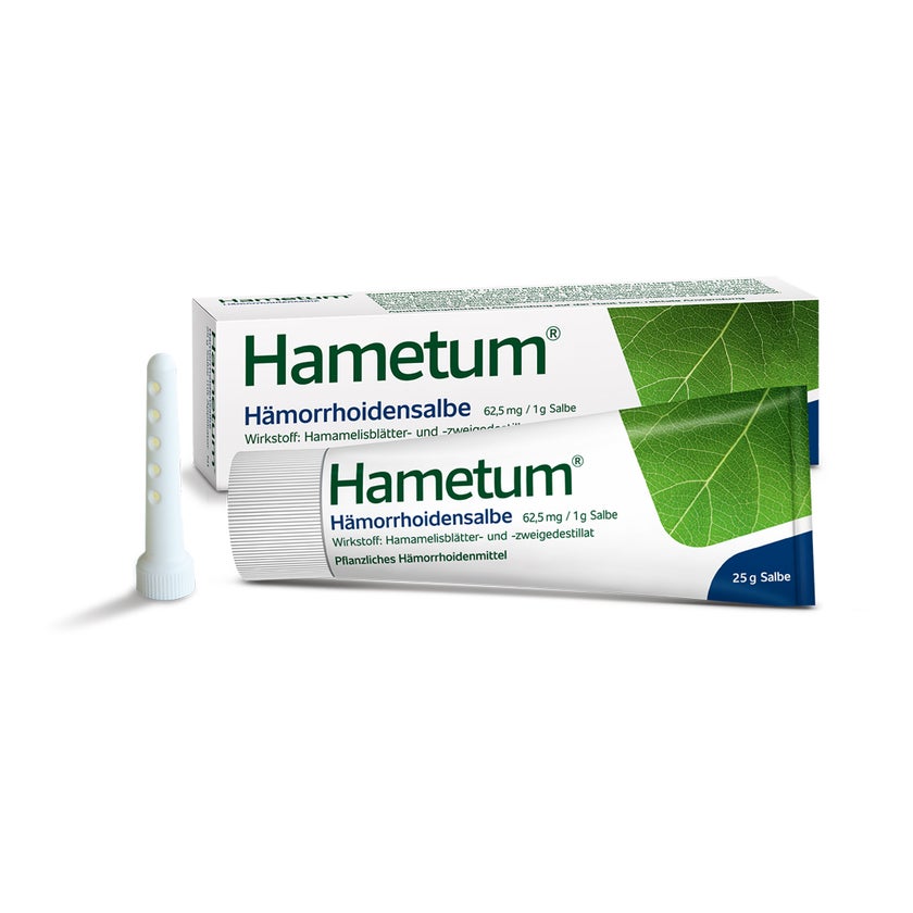 Hametum Hämorrhoidensalbe mit Applikator 25 g