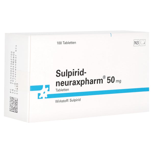 Sulpirid-neuraxpharm 50 mg Tabletten 100 St