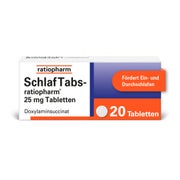 Produktabbildung: SchlafTabs-ratiopharm® 25 mg 20 St