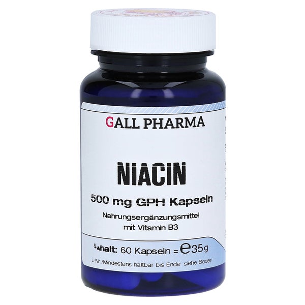 Niacin 500 mg GPH Kapseln 60 St